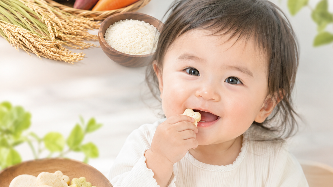 1歳から食べられる、かたさと大きさ